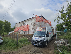 Zateplení stropu novostavby rodinného domu